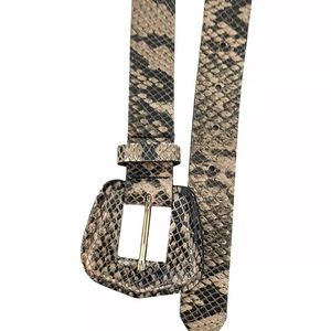 Zara Snakeskin Belt
